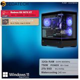Sedatech - Advanced Gaming PC - Waterkoeling - AMD Ryzen 5 7600X - 32Gb DDR5 - 2Tb SSD M.2 - Windows 11 - Desktop computer