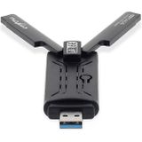 Nedis Netwerk-Dongel - WiFi AX5400 - Triple Band - USB3.0