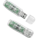 Intenso - Regenbooglijn - USB-stick - Transparant - 32 GB
