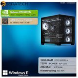 Sedatech - Advanced Gaming PC - Waterkoeling - AMD Ryzen 7 9700X - 32Gb DDR5 - 2Tb SSD M.2 - Windows 11 - Desktop computer