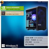 Sedatech - Werkstation Compact ATX - AMD Ryzen 7 9700X - Geforce RTX4060Ti - 32Gb DDR5 - 2Tb SSD M.2 - Desktop computer