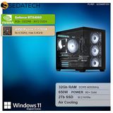Sedatech - Advanced Gaming PC Maxi Vision - Desktop Computer - AMD Ryzen 7 7700X - Geforce RTX4060 - 32Gb DDR5 - 2Tb SSD M.2 - Windows 11
