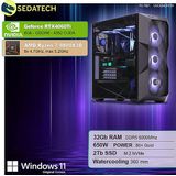 Sedatech - Advanced Gaming PC - Waterkoeling - AMD Ryzen 7 9800X3D - Geforce RTX4060Ti - 32Gb DDR5 - 2Tb SSD M.2 - Windows 11