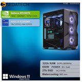Sedatech - Advanced Gaming PC - Waterkoeling - Intel i9-12900KF - Geforce RTX5070 - 32Gb DDR5 - 2Tb SSD M.2 - Windows 11 - Desktop computer