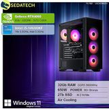 Sedatech - Advanced Gaming PC Compact - Desktop Computer - Intel i5-14600KF - Geforce RTX4060 - 32Gb DDR5 - 2Tb SSD M.2 - Windows 11