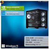 Sedatech - Pro Gaming PC - Waterkoeling - Intel i5-14600KF - Geforce RTX5070Ti - 32Gb DDR5 - 2Tb SSD M.2 - Windows 11