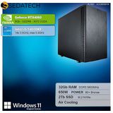 Sedatech Mini-PC Werkstation ITX - Intel i5-14600KF 14x 3.5GHz - Geforce RTX4060 - 32Gb DDR5 - 2Tb SSD M.2 - Windows 11 - Desktop computer