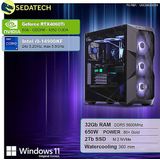 Sedatech - Advanced Gaming PC - Waterkoeling - Intel i9-14900KF - Geforce RTX4060Ti - 32Gb DDR5 - 2Tb SSD M.2 - Windows 11