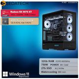 Sedatech - Advanced Gaming PC - Waterkoeling XL Vision - AMD Ryzen 9 9900X - 32Gb DDR5 - 2Tb SSD M.2 - Desktop computer