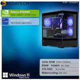 Sedatech Pro Gaming PC - Waterkoeling - Intel i9-12900KF - Geforce RTX5080 - 32Gb RAM - 2Tb SSD - Windows 11 - Desktop computer