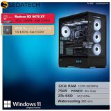 Sedatech Pro Gaming PC Waterkoeling XL Vision - Desktop Computer - AMD Ryzen 9 9900X3D - 32Gb DDR5 - 2Tb SSD M.2 - Windows 11