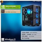 Sedatech - Pro Gaming PC - AMD Ryzen 7 9800X3D - Geforce RTX5080 - 32Gb DDR5 - 2Tb SSD M.2 - Desktop computer