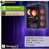Sedatech - Advanced Gaming PC - Desktop Computer - AMD Ryzen 7 7700X - Geforce RTX4060Ti - 32Gb DDR5 - 2Tb SSD M.2 - Windows 11