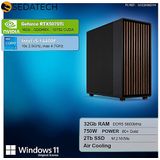 Sedatech - Werkstation Premium - Desktop Computer - Intel i5-14400F - Geforce RTX5070Ti - 32Gb DDR5 - 2Tb SSD M.2 - Windows 11