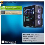 Sedatech - Pro Gaming PC - Waterkoeling - AMD Ryzen 9 9950X3D - Geforce RTX5080 - 64Gb DDR5 - 2Tb SSD M.2 - Windows 11 - Desktop computer