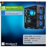 Sedatech - Advanced Gaming PC - Intel i7-12700KF - Geforce RTX5070 - 32Gb DDR5 - 2Tb SSD M.2 - Desktop computer