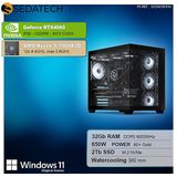 Sedatech - Advanced Gaming PC - Waterkoeling - AMD Ryzen 9 7900X3D - Geforce RTX4060 - 32Gb DDR5 - 2Tb SSD M.2 - Windows 11 - Desktop computer