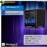 Sedatech Mini-PC Evolution - Waterkoeling - Intel i9-14900K 24x 3.2GHz - 32Gb DDR5 - 2Tb SSD M.2 - Windows 11 - Desktop computer