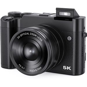 5K digitale camera, videocamera, 64 MP, 3x zoom