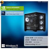 Sedatech - Pro Gaming PC - Waterkoeling - Intel Core Ultra 9 285K - Geforce RTX4060Ti - 32Gb DDR5 - 2Tb SSD M.2 - Windows 11