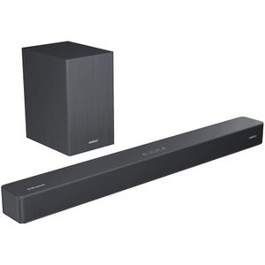 Horizon Soundbar met Subwoofer en Afstandsbediening voor TV - Werkt op alle TV's - Bluetooth - 2.1CH - 60W - Speaker - Antraciet