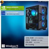 Sedatech - Advanced Gaming PC - ATX Premium - Intel i9-12900KF - Geforce RTX5070 - 32GB DDR5 - 2TB SSD M.2 - Windows 11 - Desktop computer