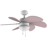 Plafondventilator - Zwart - Kunststof