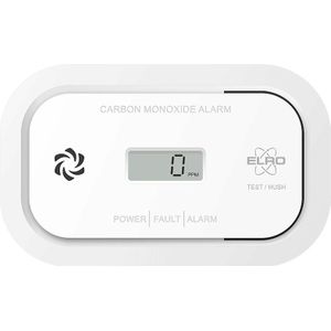 ELRO FC5003 Koolmonoxidemelder met 10-jarige sensor en display - CO-melder voldoet aan Europese Norm EN50291