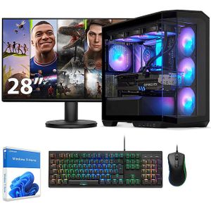 Sedatech Pakket Gaming PC V360 • i9-14900KF • RTX4060Ti • 32Gb DDR5 • 2Tb SSD M.2 • Windows 11 • Monitor 28''