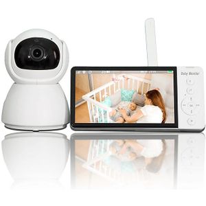 Videomonitor met camera 2.4G transmissie, babyfoon met 2-weg audio en nachtzicht