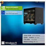 Sedatech - Gaming Mini-PC - Waterkoeling - Intel i9-14900KF - Geforce RTX4060Ti - 32Gb DDR5 - 2Tb SSD M.2 - Windows 11