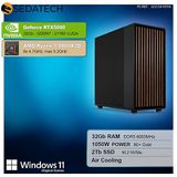 Sedatech - Werkstation Premium - Desktop Computer - AMD Ryzen 7 9800X3D - Geforce RTX5090 - 32Gb DDR5 - 2Tb SSD M.2 - Windows 11