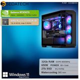 Sedatech - Advanced Gaming PC - Waterkoeling - AMD Ryzen 9 9900X3D - Geforce RTX5070 - 32Gb DDR5 - 2Tb SSD M.2 - Windows 11 - Desktop computer