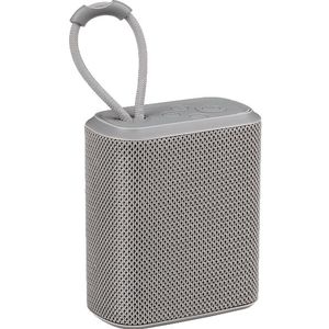Draagbare Bluetooth Speaker 5.3 - Draadloze Muziekbox met AUX en FM Radio - Partybox met 4 uur Speeltijd - Compact en Lichtgewicht - Grijs