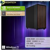 Sedatech - Werkstation Premium - Desktop Computer - AMD Ryzen 9 9900X - Geforce RTX4060Ti - 32Gb DDR5 - 2Tb SSD M.2 - Windows 11