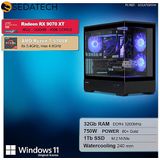 Sedatech - Advanced Gaming PC - Waterkoeling - AMD Ryzen 7 5700X - 32Gb RAM - 1Tb SSD - Windows 11 - Desktop computer