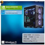 Sedatech - Advanced Gaming PC - Waterkoeling - Intel i5-14600KF - Geforce RTX5070Ti - 32Gb DDR5 - 2Tb SSD M.2 - Desktop computer