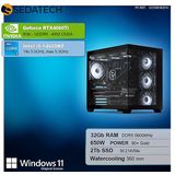 Sedatech Pro Gaming PC - Waterkoeling - Intel i5-14600KF 14x 3.5GHz - Geforce RTX4060Ti - 32Gb DDR5 - 2Tb SSD M.2 - Windows 11
