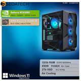 Sedatech Pro Gaming PC - AMD Ryzen 5 7600X3D - Geforce RTX5080 - 32Gb DDR5 - 2Tb SSD M.2 - Desktop computer
