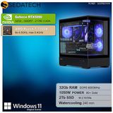 Sedatech Pro Gaming PC Waterkoeling Full Vision - AMD Ryzen 7 7700X - Geforce RTX5090 - 32Gb DDR5 - 2Tb SSD M.2 - Desktop computer