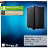 Sedatech - Silent Gaming PC - AMD Ryzen 7 9800X3D - Geforce RTX5070Ti - 64Gb DDR5 - 2Tb SSD M.2 - Desktop computer