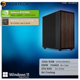 Sedatech - Werkstation Premium - Desktop Computer - AMD Ryzen 7 7700X - Geforce RTX5080 - 32Gb DDR5 - 2Tb SSD M.2 - Windows 11