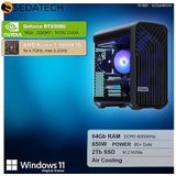 Sedatech Pro Gaming PC - Compact ATX - AMD Ryzen 7 9800X3D - Geforce RTX5080 - 64GB DDR5 - 2TB SSD M.2 - Windows 11