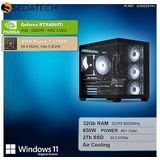 Sedatech - Advanced Gaming PC Maxi Vision - Desktop Computer - AMD Ryzen 7 7700X - Geforce RTX4060Ti - 32Gb DDR5 - 2Tb SSD M.2 - Windows 11