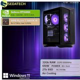 Sedatech - Advanced Gaming PC - AMD Ryzen 7 9800X3D - Geforce RTX4060 - 32Gb DDR5 - 2Tb SSD M.2 - Desktop computer