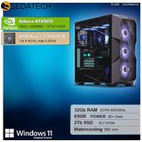 Sedatech - Pro Gaming PC - Waterkoeling - AMD Ryzen 9 9900X3D - 32Gb DDR5 - 2Tb SSD M.2 - Windows 11 - Desktop computer