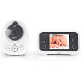 Alecto - DVM-77 - Babyfoon - Wit - Met Camera - Temperatuurweergave