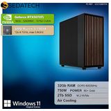 Sedatech - Werkstation Premium - AMD Ryzen 9 7900X - Geforce RTX5070Ti - 32Gb DDR5 - 2Tb SSD M.2 - Desktop computer