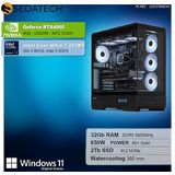 Sedatech - Advanced Gaming PC - Waterkoeling - Intel Core Ultra 7 265KF - Geforce RTX4060 - 32Gb DDR5 - 2Tb SSD M.2 - Desktop computer