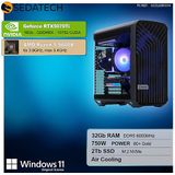 Sedatech - Pro Gaming PC - Compact ATX - AMD Ryzen 5 9600X - Geforce RTX5070Ti - 32Gb DDR5 - 2Tb SSD M.2 - Windows 11 - Desktop computer
